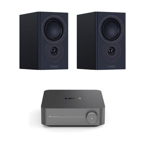 WiiM AMP + Mission LX-2 Bookshelf Speakers HiFi Systems WiiM / Mission Lux Black Space Grey 