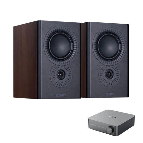 WiiM AMP + Mission LX-2 Bookshelf Speakers - K&B Audio
