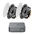 WiiM AMP Wi-Fi & Bluetooth Amplifier + OSD Audio ACE840 8" Ceiling Speakers - K&B Audio