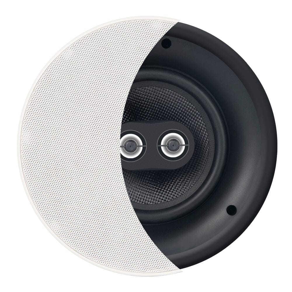 WiiM AMP Wi-Fi & Bluetooth Amplifier + OSD Audio ACE640TT 6" Single Stereo Ceiling Speaker - K&B Audio