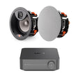 WiiM AMP Pro + JBL Studio 2 8IC 8" Ceiling Speakers - K&B Audio