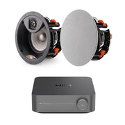 WiiM Amp Pro + JBL Studio 2 8IC 8" Ceiling Speakers - K&B Audio