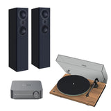 WiiM AMP + Pro-Ject T1 Phono SB + Mission LX Floorstanding Speakers - K&B Audio