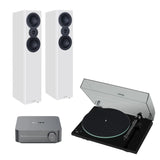 WiiM AMP + Pro-Ject T1 Phono SB + Mission LX Floorstanding Speakers - K&B Audio