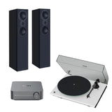 WiiM AMP + Pro-Ject T1 Phono SB + Mission LX Floorstanding Speakers - K&B Audio