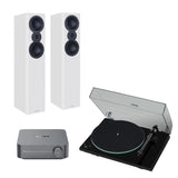 WiiM AMP + Pro-Ject T1 Phono SB + Mission LX Floorstanding Speakers - K&B Audio