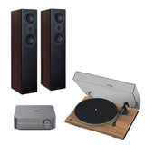 WiiM AMP + Pro-Ject T1 Phono SB + Mission LX Floorstanding Speakers - K&B Audio