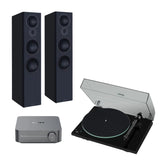 WiiM AMP + Pro-Ject T1 Phono SB + Mission LX Floorstanding Speakers - K&B Audio