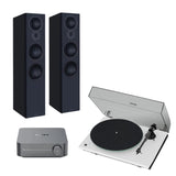 WiiM AMP + Pro-Ject T1 Phono SB + Mission LX Floorstanding Speakers - K&B Audio