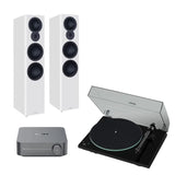 WiiM AMP + Pro-Ject T1 Phono SB + Mission LX Floorstanding Speakers - K&B Audio