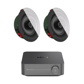 WiiM AMP Pro + Klipsch CS-16II 6.5" Ceiling Speakers - K&B Audio