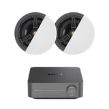 WiiM AMP Pro + Monitor Audio C165 6.5" Ceiling Speakers (Pair) - K&B Audio