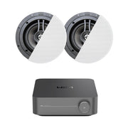 WiiM Amp Pro + OSD Audio R63 6.5" Ceiling Speakers - K&B Audio