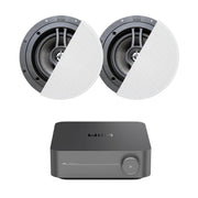 WiiM AMP Pro + OSD Audio R83 8" Ceiling Speakers - K&B Audio