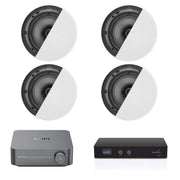 WiiM Amp + Q Acoustics QI65C Dual Zone Ceiling Speaker System - K&B Audio