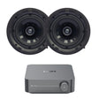 WiiM AMP Wi-Fi & Bluetooth Amplifier + Q Acoustics QI65CP 6.5" High Performance Ceiling Speakers - K&B Audio