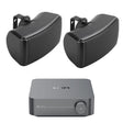 WiiM AMP Wi-Fi & Bluetooth Amplifier + Q Acoustics QI65EW 6.5" Outdoor Speakers - K&B Audio