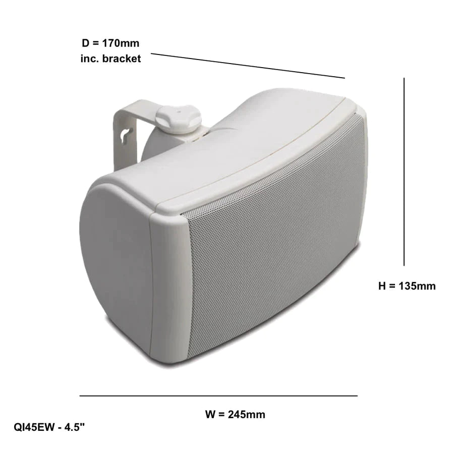 WiiM AMP WiFi & Bluetooth Ceiling Speaker System with Q Acoustics 6.5" Outdoor Speakers - K&B Audio