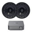 WiiM AMP Wi-Fi & Bluetooth Amplifier + Q Acoustics QI80CP 8" High Performance Ceiling Speakers - K&B Audio