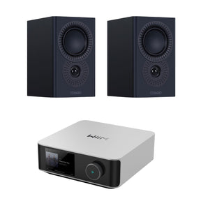 WiiM AMP Ultra + Mission LX-2 Bookshelf Speakers - K&B Audio