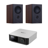 WiiM AMP Ultra + Mission LX-2 Bookshelf Speakers HiFi Systems WiiM / Mission Walnut Pearl Silver 