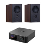 WiiM AMP Ultra + Mission LX-2 Bookshelf Speakers HiFi Systems WiiM / Mission Walnut Pearl Space Grey 