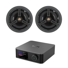 WiiM AMP Ultra + Monitor Audio C165 Ceiling Speakers - 6.5" - K&B Audio