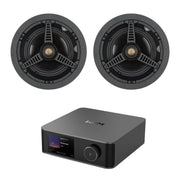 WiiM AMP Ultra + Monitor Audio C180 Ceiling Speakers - 8" - K&B Audio