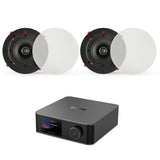 WiiM AMP Ultra + QI80CE 8" Ceiling Speaker System with Wi-Fi, Bluetooth, HDMI - K&B Audio