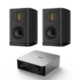 WiiM AMP Ultra + Wharfedale EVO 5.1 Bookshelf Speakers (Pair) - K&B Audio