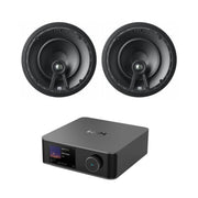 WiiM AMP Ultra Wi-Fi & Bluetooth Amplifier + DALI Phantom E-60 6.5" Ceiling Speakers - K&B Audio