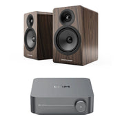WiiM AMP Wi-Fi Amplifier + Acoustic Energy AE100² Bookshelf Speakers - K&B Audio