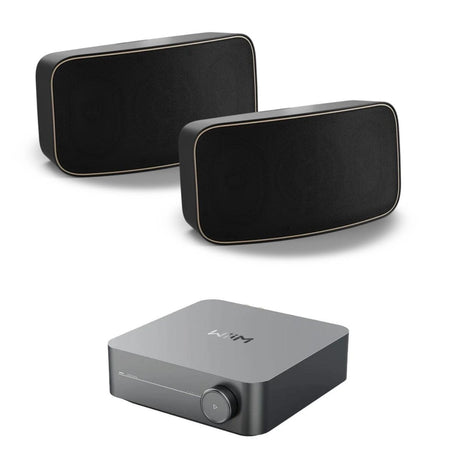 WiiM AMP Wi-Fi & Bluetooth Amplifier + DALI Gardian OW 6 6.5" Outdoor Speakers - K&B Audio