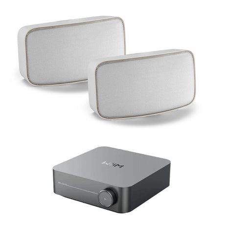 WiiM AMP Wi-Fi & Bluetooth Amplifier + DALI Gardian OW 6 6.5" Outdoor Speakers - K&B Audio