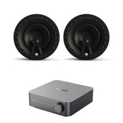 WiiM AMP Wi-Fi & Bluetooth Amplifier + DALI Phantom E-60 WR 6.5" Ceiling Speakers - K&B Audio
