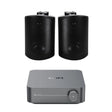 WiiM AMP Wi-Fi & Bluetooth Amplifier + Elipson RAIN 4" Outdoor Speakers (Pair) - K&B Audio