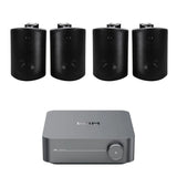 WiiM AMP Wi-Fi & Bluetooth Amplifier + Elipson RAIN 6.5" Outdoor Speakers (Pair) - K&B Audio