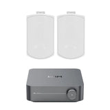 WiiM AMP Wi-Fi & Bluetooth Amplifier + Elipson RAIN 4" Outdoor Speakers (Pair) - K&B Audio