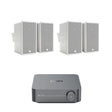 WiiM AMP Wi-Fi & Bluetooth Amplifier + Monitor Audio Climate 50 5.5" Outdoor Speakers (Pair) - K&B Audio