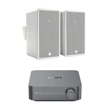 WiiM AMP Wi-Fi & Bluetooth Amplifier + Monitor Audio Climate 60 6.5" Outdoor Speakers (Pair) - K&B Audio