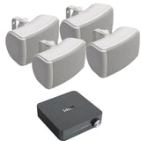 WiiM AMP WiFi & Bluetooth Speaker System with Q Acoustics 4.5" Outdoor Speakers - K&B Audio