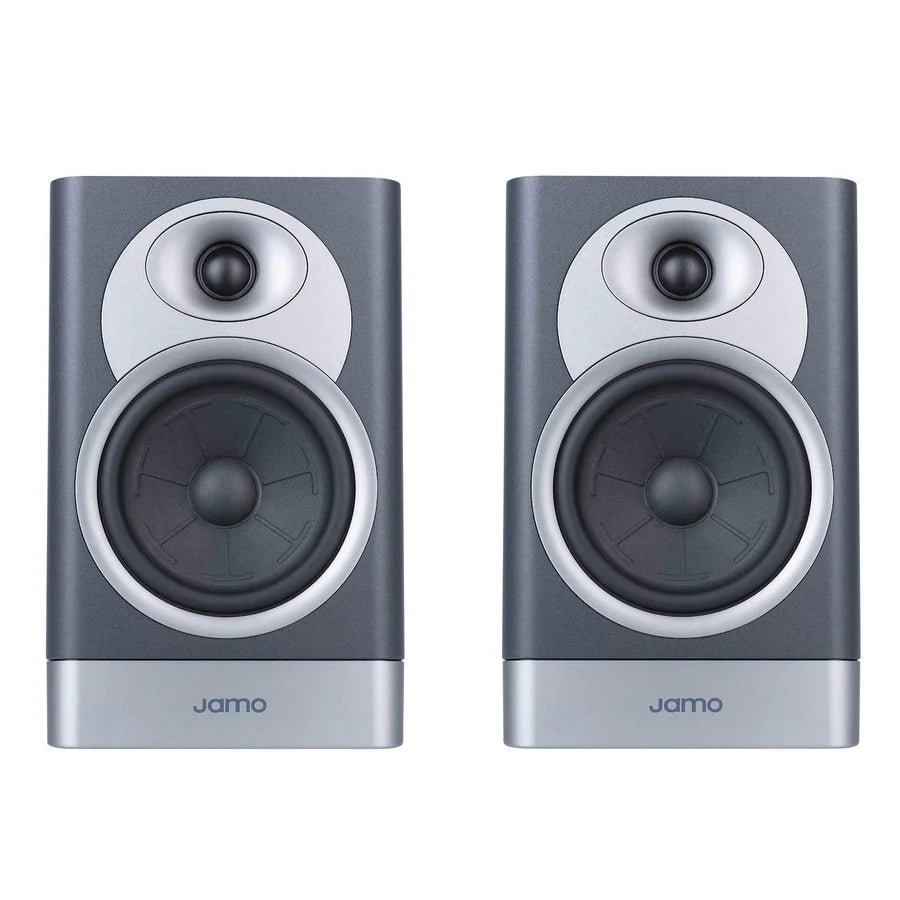 WiiM AMP + JAMO S7-15B 5" Bookshelf Speakers - K&B Audio