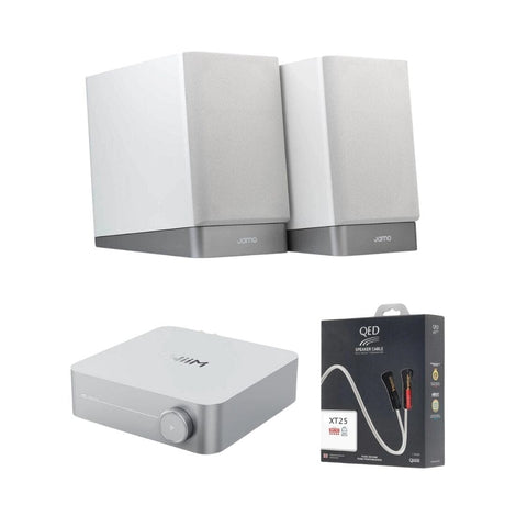 WiiM AMP WiFi Multiroom Amplifier + JAMO S7-15B Bookshelf Speakers - K&B Audio