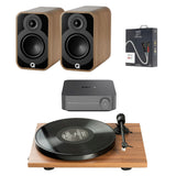 WiiM AMP Wi-Fi Amplifier + Pro-Ject E1 Phono + Q Acoustics 5010 Bookshelf Speakers - K&B Audio