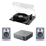 WiiM-AMP WiFi Multiroom Amplifier, Pro-Ject E1-Phono & JAMO S7-15B Speaker Bundle - K&B Audio