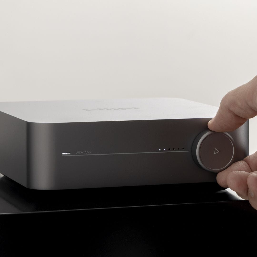 WiiM AMP Wi-Fi Amplifier + Pro-Ject E1 Phono + Q Acoustics 5010 Bookshelf Speakers - K&B Audio