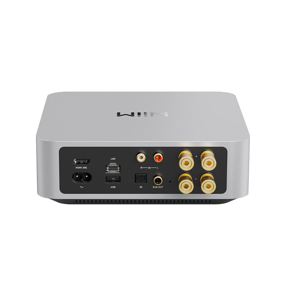 WiiM AMP WiFi Multiroom Amplifier with Bluetooth, Airplay 2, Alexa - K&B Audio