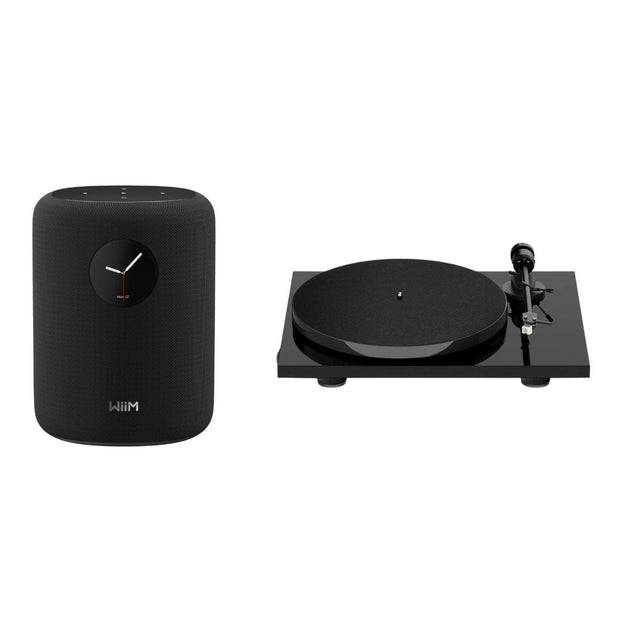 WiiM Sound Turntable Set with Pro-Ject E1 Phono Turntable Bundles WiiM / Pro-Ject Black 
