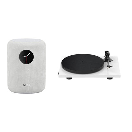 WiiM Sound Turntable Set with Pro-Ject E1 Phono Turntable Bundles WiiM / Pro-Ject White 