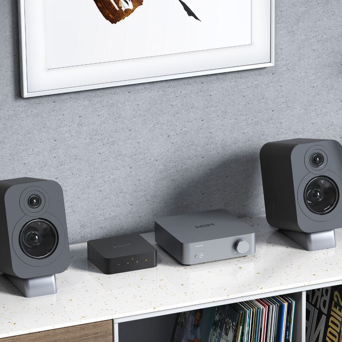 [OPEN BOX] WiiM VibeLink Amp 100W Integrated Stereo Amplifier - K&B Audio